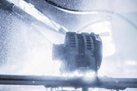 Testing an alternator for IPX9K protection class