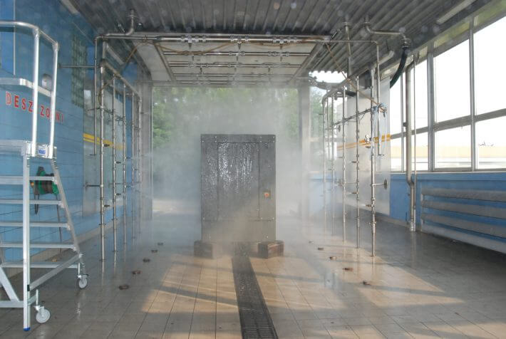Rain chamber