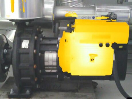 Presentation of results in the form of a fusion (visible image and thermogram)