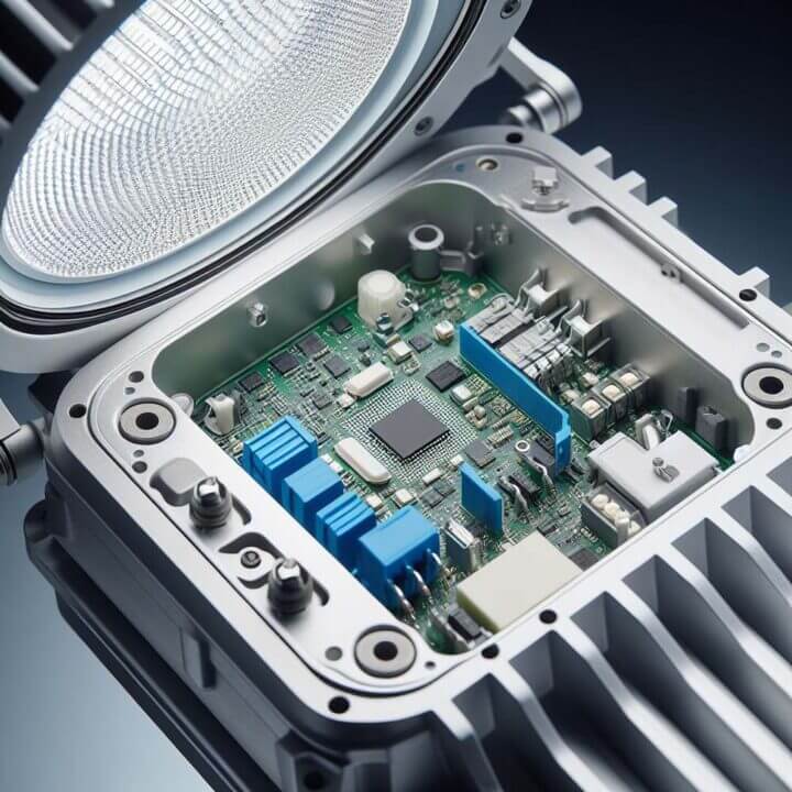 Testy wibracyjne układów elektronicznych zatopionych w oprawach oświetleniowych